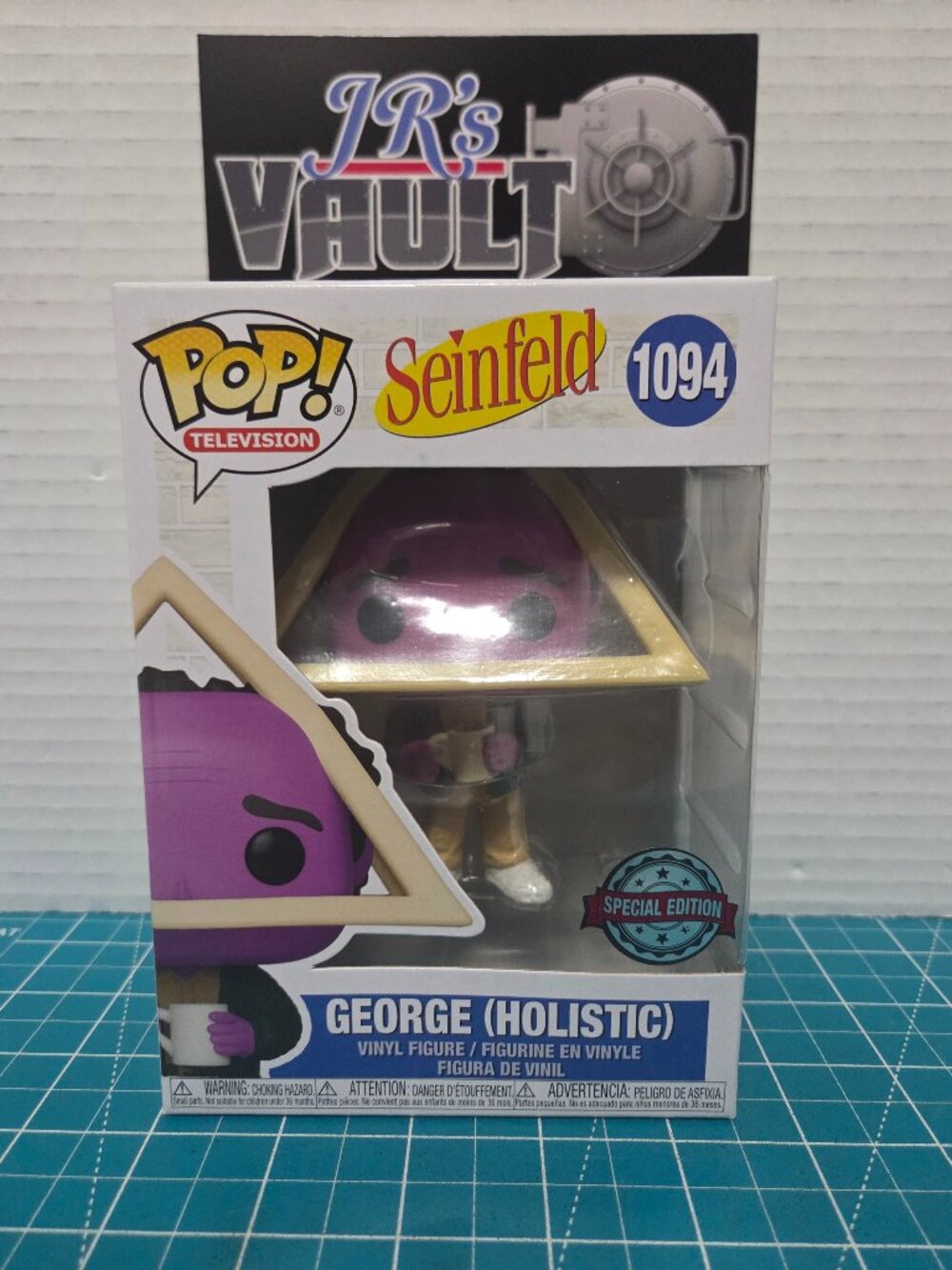 Funko POP Television Seinfeld George Holistic 1094 Vinyl Figure